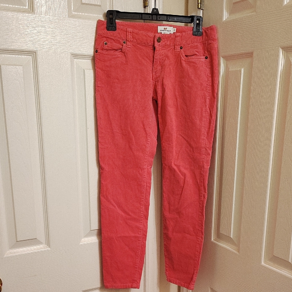 Vineyard Vines Coral Skinny Jeans